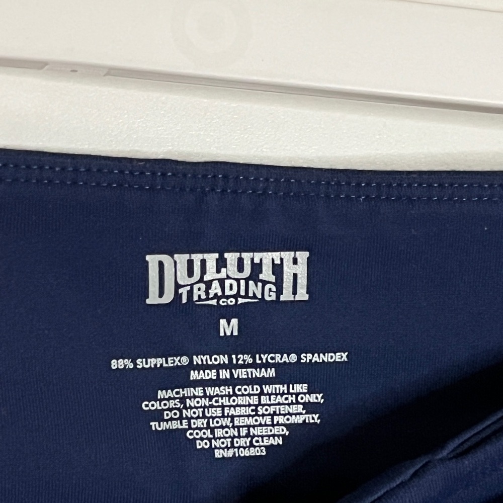 Duluth Trading Co. Navy Blue Leggings Athletic Workout Women Size Medium - Picture 3 of 5